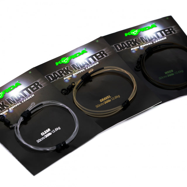 Korda - Dark Matter Leader Size 8 Ring Swivel - Hengelsport De Goeie Vangst