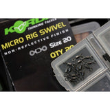 Korda-Rig Swivel-Zwart-Size 20-Hengelsport De Goeie Vangst