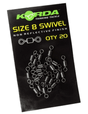 Korda - Swivels Size 8 - Hengelsport De Goeie Vangst