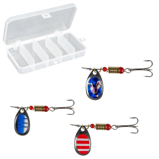 Energofish - Mini Spinner Set met Box - Hengelsport De Goeie Vangst