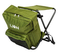 Lion sports-Fishing Stool Rucksack-Donkergroen - Hengelsport De Goeie Vangst