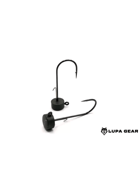Lupa Gear - Tungsten Ned Jigheads Matt Black - Hengelsport De Goeie Vangst