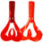 Cwc-Miuras Mouse Big Tails-Tomato-20cm-Hengelsport De Goeie Vangst