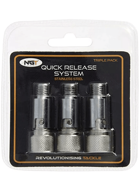 NGT - Quick Release System Zilver - 3 stuks - Hengelsport De Goeie Vangst