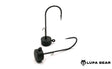 Lupa Gear - Ned Resin Jigheads Matt Black - Hengelsport De Goeie Vangst