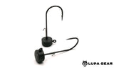 Lupa Gear-Ned Resin Jigheads Matt Black-3.5g-1/0-Hengelsport De Goeie Vangst