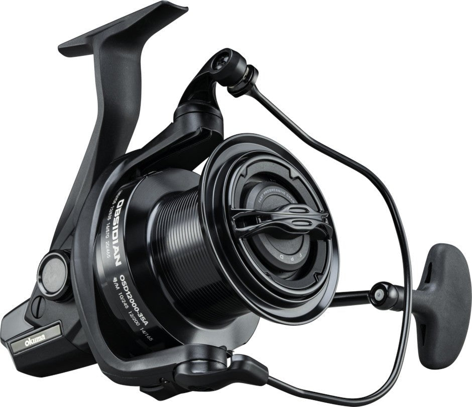 Okuma - Obsidian Carp 12000 | Incl. Reservespoel - Hengelsport De Goeie Vangst