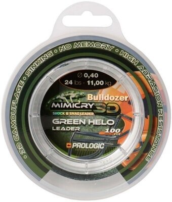 Prologic - Bulldozer Mimicry 3D Green Helo Leader | 100m - Hengelsport De Goeie Vangst