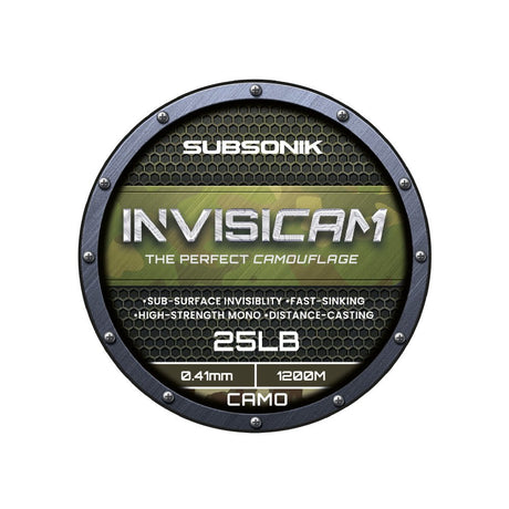 Sonik - Subsonik Invisicam Monofilament | 1200m - Hengelsport De Goeie Vangst