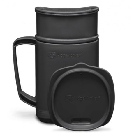 RidgeMonkey - Thermomug DLX | Brew Set Grey - Hengelsport De Goeie Vangst