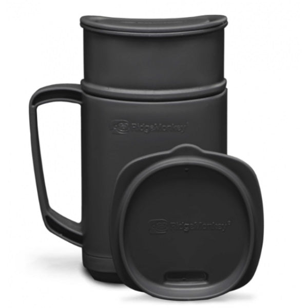 RidgeMonkey - Thermomug DLX | Brew Set Grey - Hengelsport De Goeie Vangst