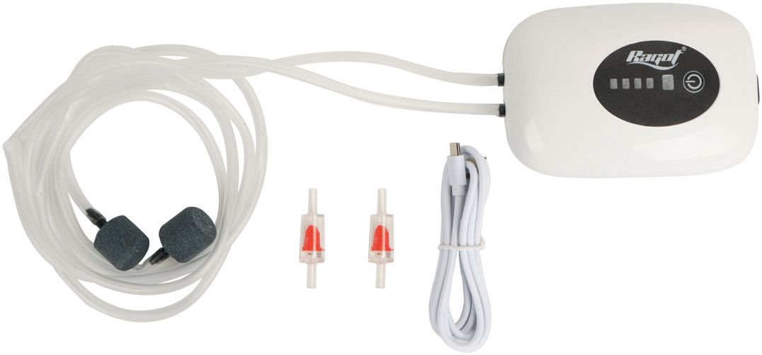 Ragot - Power Bank Luchtpomp Met 2 Uitgangen - Hengelsport De Goeie Vangst