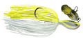 Rapala-Rap-V Perch Bladed Jig-Silver Fluorescent Chartreuse-15g-Hengelsport De Goeie Vangst