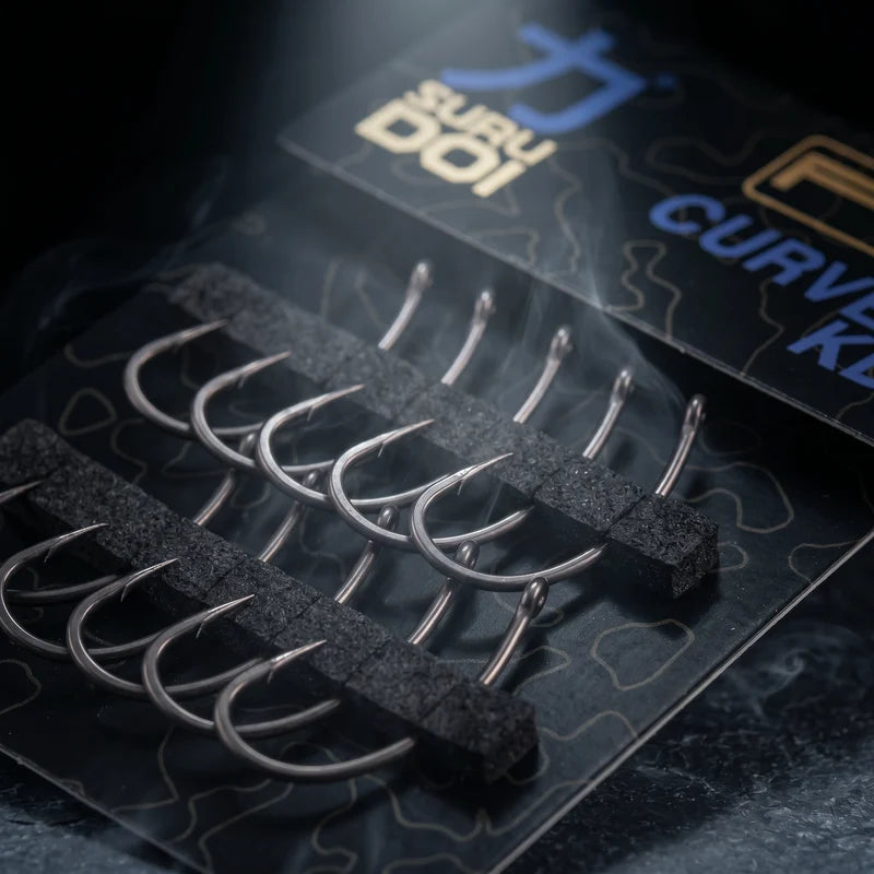 SURUDOI Curved KD Hook PTFE Karperhaak