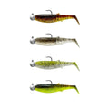 Savage Gear-Cannibal Shad Mix Set-Clear water mix-8cm-Hengelsport De Goeie Vangst