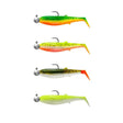 Savage Gear-Cannibal Shad Mix Set-Dark water mix-8cm-Hengelsport De Goeie Vangst