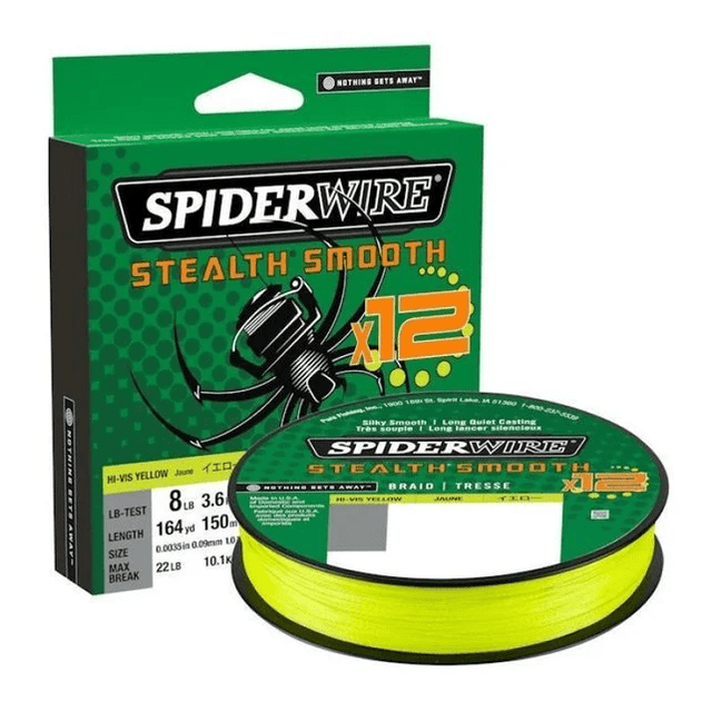 Spiderwire - Stealth Smooth x12 Braid | 150m - Hengelsport De Goeie Vangst