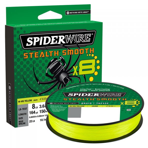Spiderwire - Stealth Smooth 8 Braid - Hengelsport De Goeie Vangst