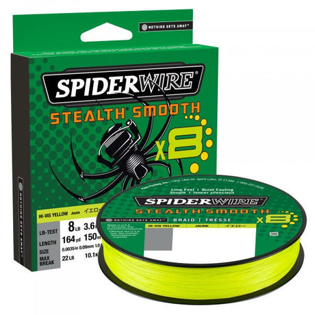 Spiderwire - Stealth Smooth 8 Braid - Hengelsport De Goeie Vangst