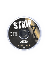 Carp R Us-Strip-X Coated Braid | 20m-Matt Brown-25lb-Hengelsport De Goeie Vangst