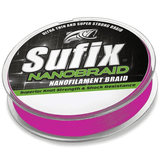 Sufix-Nanobraid Hot Pink | 100m-Hot Pink-0.06mm-Hengelsport De Goeie Vangst