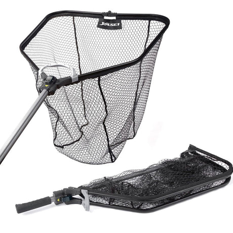 Shimano - Yasei Rubber Net | Large | Foldable - Hengelsport De Goeie Vangst
