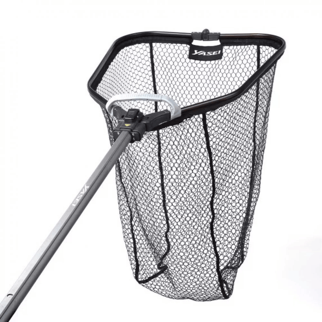Shimano - Yasei Rubber Net | Medium | Foldable - Hengelsport De Goeie Vangst