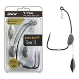 BKK-Titan Diver + Worm hook-2.8g-2/0-Hengelsport De Goeie Vangst