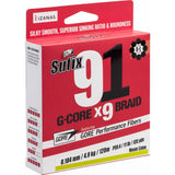 Sufix-91 G-Core X9 Braid | 300m-Neon Chratreuse-0.04mm-Hengelsport De Goeie Vangst