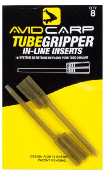 Avid Carp-Tube Gripper In-Line Inserts-Kaki - Hengelsport De Goeie Vangst