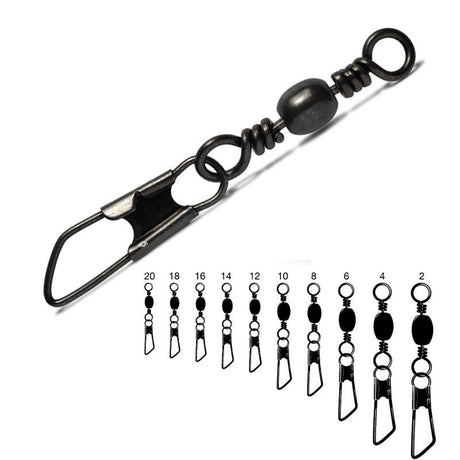 VMC - 3592BK Baril Snap Swivel - Hengelsport De Goeie Vangst