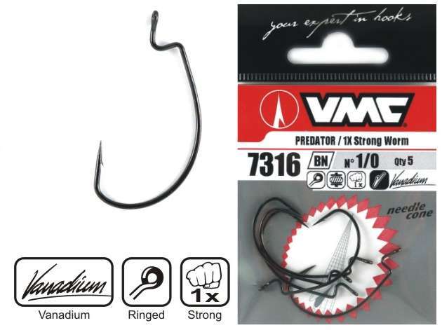 VMC - 7316BN Offset Haak - Hengelsport De Goeie Vangst