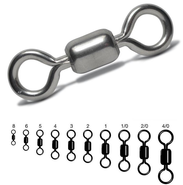 VMC - 3126SPO Crane Swivel | 100 Stuks - Hengelsport De Goeie Vangst