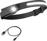 Boatman - Waterdichte Koplamp 230 Graden + Bewegingssensor USB Oplaadbaar - Hengelsport De Goeie Vangst