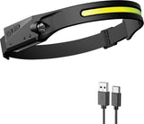 Boatman - Waterdichte Koplamp 230 Graden + Bewegingssensor USB Oplaadbaar - Hengelsport De Goeie Vangst