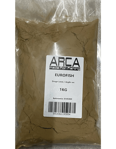 Arca - Eurofish Droge Leem | 1kg - Hengelsport De Goeie Vangst