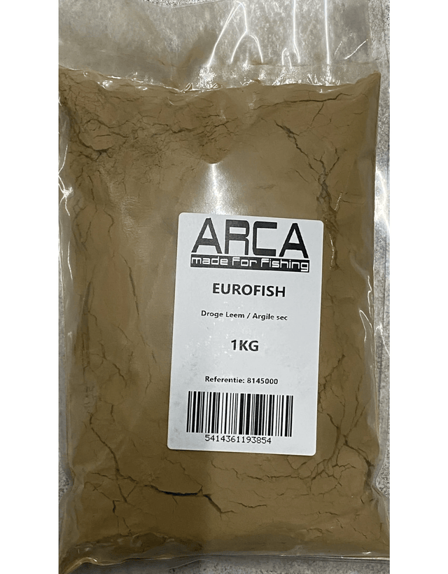 Arca - Eurofish Droge Leem | 1kg - Hengelsport De Goeie Vangst