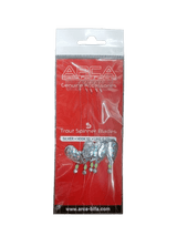 Arca-Forel Spinner Onderlijnen met Blad – 5 Stuks-H10 0.20mm - Hengelsport De Goeie Vangst
