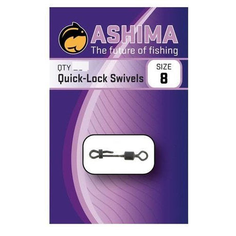 Ashima - Quick - Lock Swivels - Hengelsport De Goeie Vangst