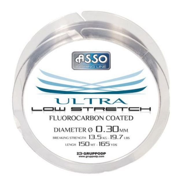 Asso - Ultra Low Stretch Fluorocarbon Coated Nylon - Hengelsport De Goeie Vangst