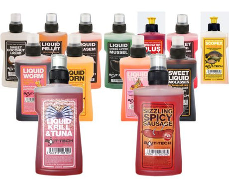 Bait Tech - Bait - tech Liquid Worm | 250ml - Hengelsport De Goeie Vangst