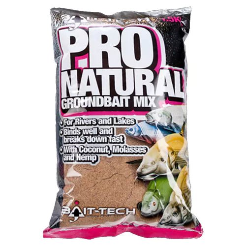 Bait tech - Bait - tech Pro Natural Groundbait Mix | 1.5kg - Hengelsport De Goeie Vangst