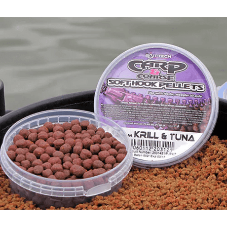 Bait Tech-Carp & Coarse Soft Hook Pellets 6mm-Strawberry-6mm-Hengelsport De Goeie Vangst