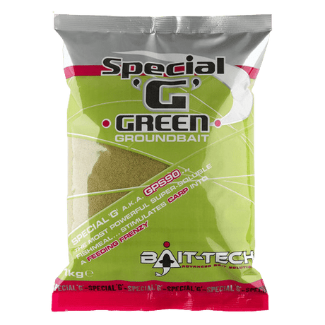 Bait tech-Special 'g' Green Groundbait | 1kg-1kg - Hengelsport De Goeie Vangst