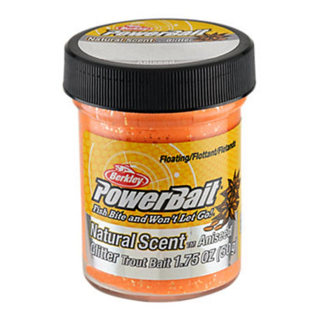 Berkley - Powerbait | Glitter Trout Bait Anijs | Fluo Orange - Hengelsport De Goeie Vangst
