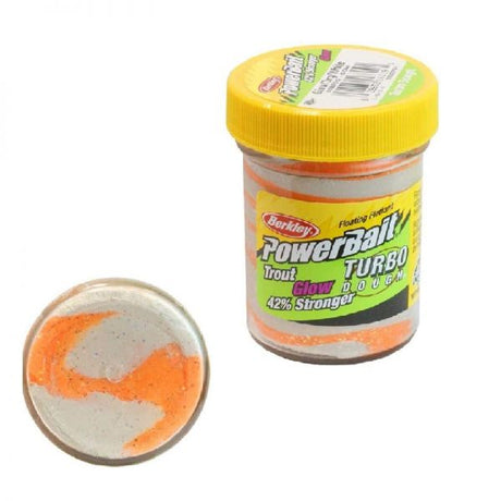 Berkley-Powerbait Glow-in-the-dark Trout Bait Glow Orange - Hengelsport De Goeie Vangst