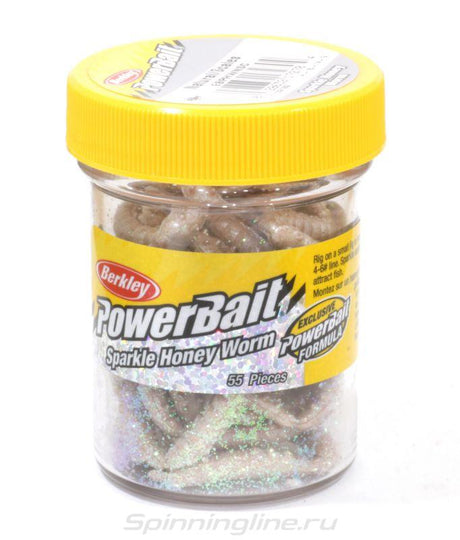Berkley-Powerbait Honey Worms | Natural - Hengelsport De Goeie Vangst