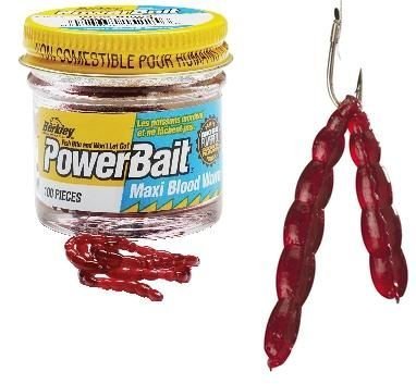 Berkley - Powerbait® Maxi Blood Worms - Hengelsport De Goeie Vangst