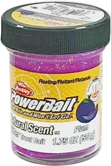 berkley-Powerbait Natural Scent Glitter Plum-Plum - Hengelsport De Goeie Vangst