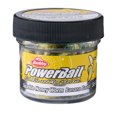 Berkley - Powerbait Sparkle Honey Worm | 2.5cm - Hengelsport De Goeie Vangst